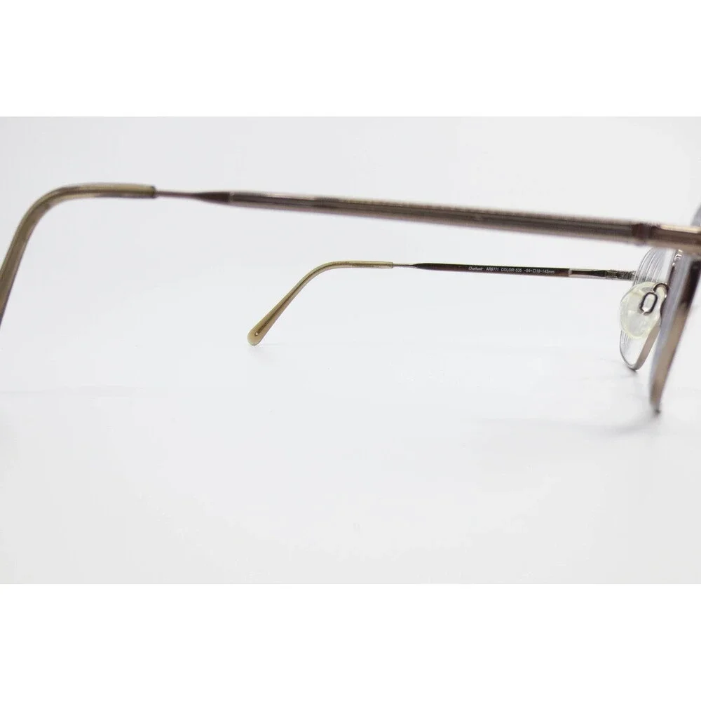 Charmant Aristar AR6771 Eyeglasses Brown Oval Metal Frame 54-18-145 535 Eyewear